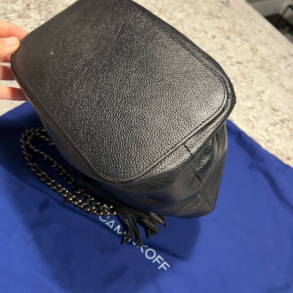 Rebecca Minkoff black leather drawstring bag - Picture 2 of 5